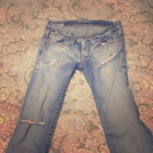 Big Star vintage look boot  cut jeans size 27R